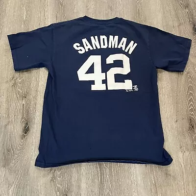 Youth Mariano Rivera “Sandman” New York Yankees MLB Majestic Shirt Size Youth XL • $22.99