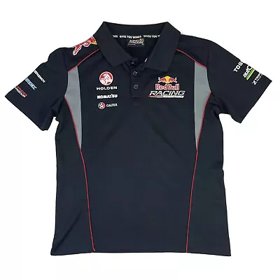Holden Red Bull Racing Team Womens Polo Shirt Short Sleeve Black 10 Australia • $45