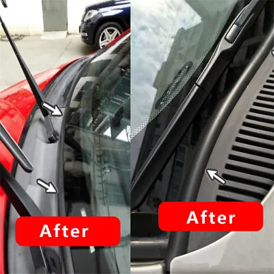 Car Ageing Seal Under Front Windshield Panel Rubber Sealed Strip Car Accessories • $17.71