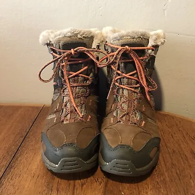 Merrell Womens Snow Boots Brown Size 8.5 • $34.95