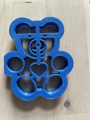 Teddy Bear Cookie Cutter (0009) - 3D Printed - Baking Cutting Embossing  CCD-000 • £3.89