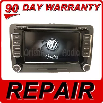 Repair Service 2010 - 2015 VW Fender OEM Navigation Radio Mainboard Repair • $200.25