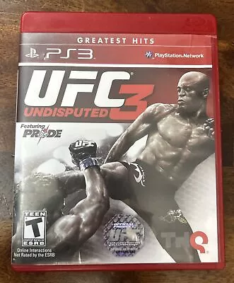 UFC Undisputed 3 PS3 Greatest Hits Complete - CIB • $14.99