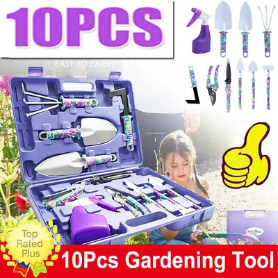 Ladies Gardening Tool Gift Set With Case Complete Kit Rust Proof Garden Tools • £29.99