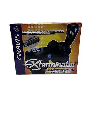 GRAVIS XTERMINATOR DUAL CONTROL #10511 JOYSTICK For PC / MAC With USB ADAPTER • $29.99
