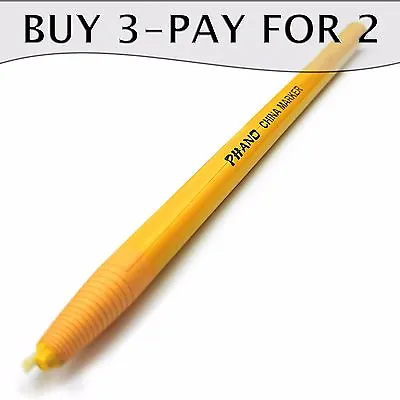 £2.99 • Buy 1 X Yellow China Marker - Peel Off Chinagraph Pencil - Dixon - Buy 3, Pay For 2