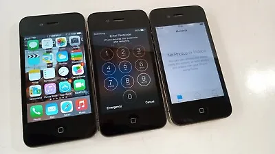 Lot Of 3 - Apple IPhones A1387 A1332 - Locked IPhone 4 • $48.99