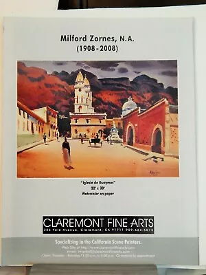 Milford Zornes / Chauncey F Ryder  Art Pieces   Orig Vtg 2011 Advertisement • $16.31