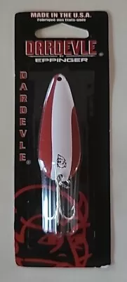 Dardevle Spoon Eppinger 216 2 1/4  X 7/8  2/5 Oz Red And White FREE SHIPPING  • $9.99