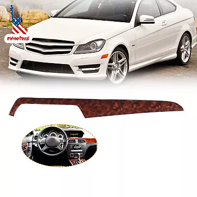 For 2012 2013 2014 Benz C-Class Agate Wood Grain Center Console Dash Stirp Trim • $38.55