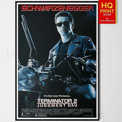 £3.99 • Buy Terminator 2 Judgement Day 1991 Classic Movie Poster - A5 A4 A3 A2 A1