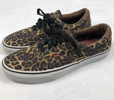 Vans Mens 9 / Womens 10.5 Shoes Cheetah Leopard Animal Print Skate Casual • $29.99