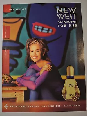 $8.62 • Buy Vintage 1990s Print Ad New West Skinscent For Her 