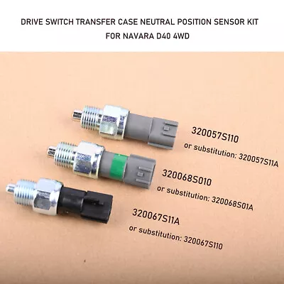 New Drive Switch Transfer Case Neutral Position Sensor Kit For Navara D40 4WD AU • $82.99