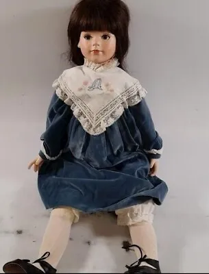 Great American Doll Company Gadco Elke Hutchens 30  Porcelain Doll April Iob • $89.99