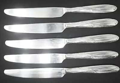 Mikasa Cocoa Blossom 18/10 Stainless Steel Dinner Knife Set Of 5. 9 1/2  Long • $9.99