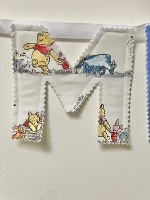 £2.20 • Buy Personalise Fabric Bunting Name Winnie The Pooh  Nursery £2.20 PER LETTER
