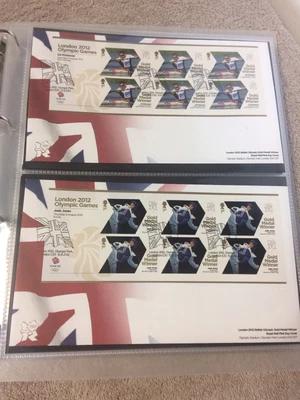 £90 • Buy London 2012 Olympic Team GB Gold Medal Winners Stamps Book. Full Collection