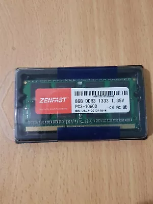 UK. Zenfast New   8GB DDR3L PC3-10600 1333Mhz 204 Pin SODIMM  Laptop/tablet Ram  • £14.22