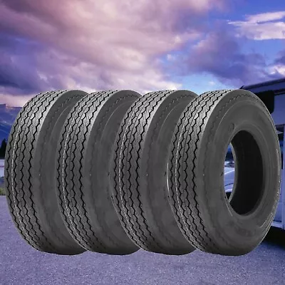 Set 4 4.80-8 Boat Trailer Tires 6Ply Heavy Duty 4.80x8 4.8-8 4.8x8 Replacement • $99.96