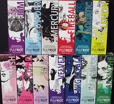 PULP RIOT Semi Permanent Professional Direct Hair Color 4oz (Select Any Shade) • $18.95