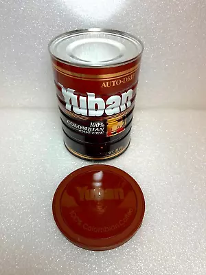 NOS VTG Yuban Coffee 100% Colombian 13OZ Auto Drip Plastic Lid FULL UNOPENED CAN • $24