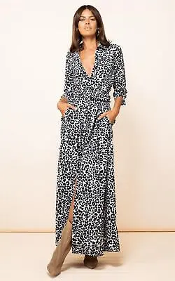 £39.55 • Buy Dancing Leopard Women's Dove Maxi Dress Ladies 3 / 4 Sleeved Shirt Style Outfit