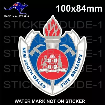 Obsolete Nsw Fire Brigades Sticker Fire & Rescue  • $5.99