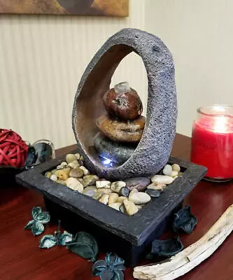 Halo Meditation Fountain For Tabletop-countertop-office Desk Indoor Zen Fountain • $36.99