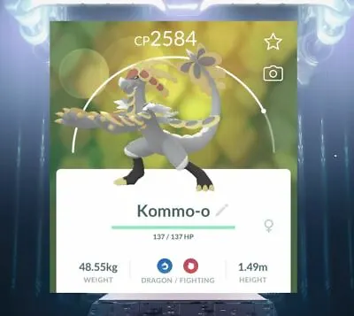 Pokémon Go ～Gen 7 ～ Level 35  Kommo-O !  New~  ! Fast Same Day   • $6.99