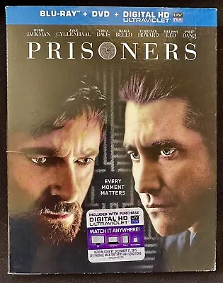 Prisoners_blu Ray+ Dvd_ New/mint_ Jackman Gyllenhaal ++ Every Moment Matters!  • $10