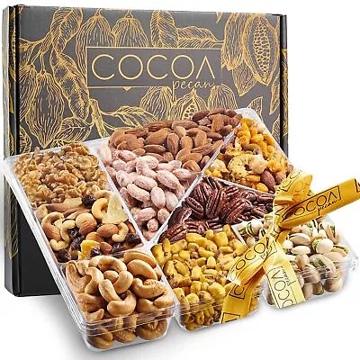 Luxury Gourmet Gift Basket - Mother's Day & Father's Day Dry Nut Gifts Assort... • $28.42