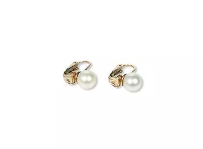 Mikimoto 301316 Akoya Pearl Earrings In 14K Yellow Gold • $806.65