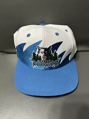 Logo 7 Timberwolves Shark Tooth Hat Vintage NBA Mint Condition Snapback  • $179.95