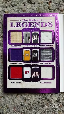 2023 Leaf History The Book Of Legends Babe Ruth Bat @ Griffey Patch 12 GU Relics • $475