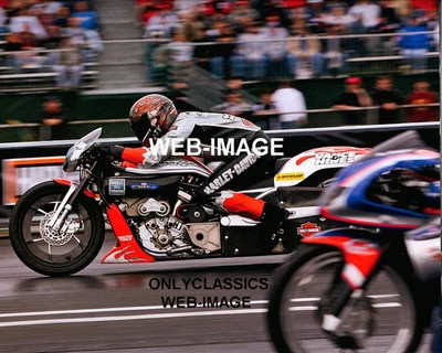 $14.41 • Buy Harley Davidson Screaming Eagle & Vance V-rod Nhra Drag Racing Motorcycle Photo