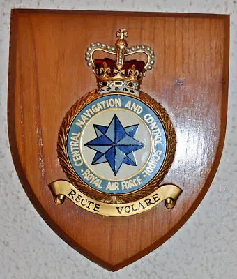 Royal Air Force Central Navigation & Control School Plaque Crest Shield RAF • £40