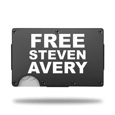 Custom Laser Engraved Wallet - FREE STEVEN AVERY - GREAT GIFT WALLET • $22