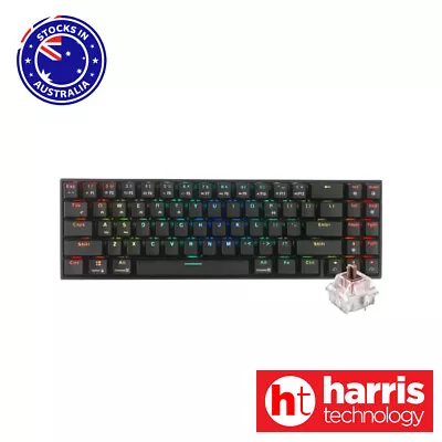 RK ROYAL RK71 Tri-Mode RGB 71 Keys Hot Swappable Mechanical Keyboard Black • $109