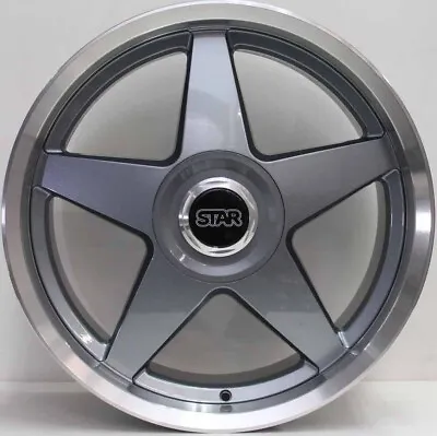 20 Inch GENUINE STAR ALLOY WHEELS TO FIT COMMODORE WIDE PACK DEEP DISH IN GREY • $1799