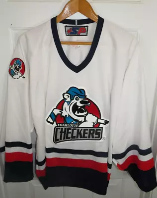 Charlotte Checkers AHL Jersey Sz XL North Carolina Ice Hockey ECHL • $79.90