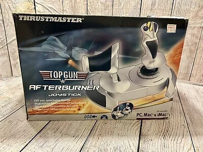 Top Gun Thrustmaster Afterburner Joystick USB Throttle  PC/MAC - Box & Manual • $59.99