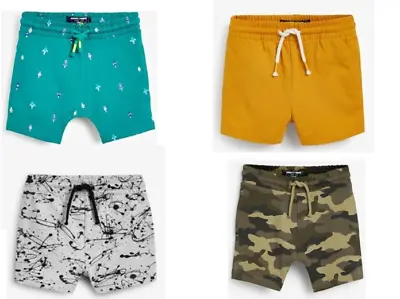 £5.50 • Buy NEW NEXT Boys Shorts 18-24 Months Cotton Splat Camo Rocket Ochre Unisex Clothes