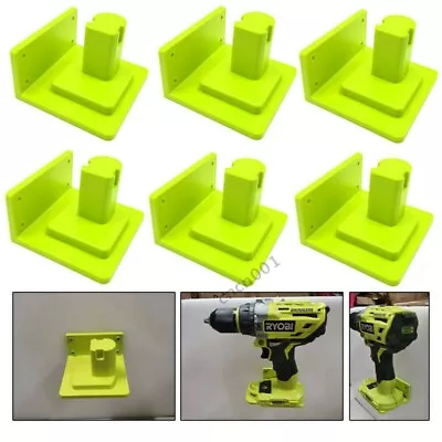 6PCS Tool Holder Wall Mount For Ryobi One+ Cordless Impact Wrench Drill Driver • $37.18