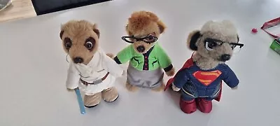 Compare The Market  Meercat Soft Cuddly Toy Set Of 3 • £12