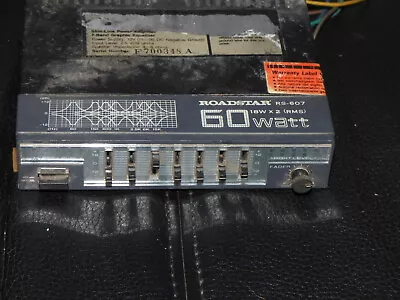 Vintage Roadstar Rs-607 Car Equalizer • $100