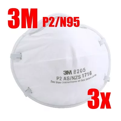 3M 8205 N95 P2 Particulate Respirator Protective Face Mask Filter Brand New • $13.99