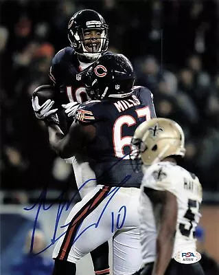 MARQUESS WILSON Signed 8x10 Photo PSA/DNA Chicago Bears Autographed • $49.99