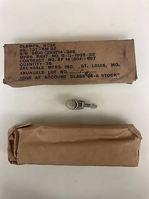 Vintage Arundale AN737RM22 Hose Clamp Case Of 25 NOS In Original Box • $84.17