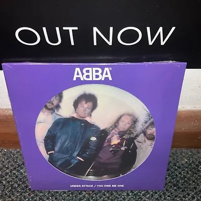 ABBA - Under Attack You Owe Me One (Vinyl 7  Single) [NEW] LTD PICTURE DISC 2023 • £13.75